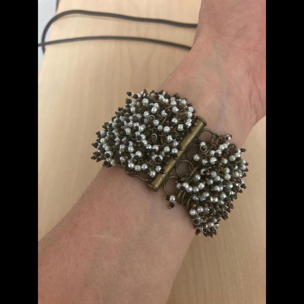 Rhinestone Cha Cha Statement Bracelet - image 8